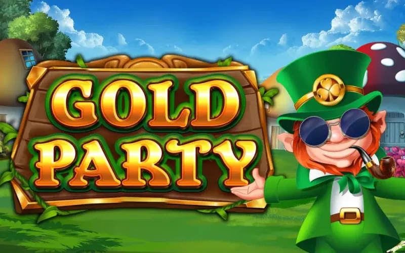 Diversión asegurada en 1win con Gold Party y su atmósfera alegre de fiesta y fortuna.